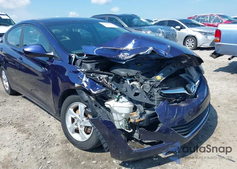 2014 Hyundai Elantra Se/Sport/Limited из США, поврежденный, VIN 5NPDH4AE8EH467317